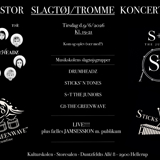 Slagtøj og trommekoncert
Værter Tim og Jens Peter