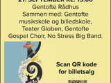Jubilæumskoncert med Gentofte Concert Band.
Medvirken af Musikskolen
Gentofte Rådhus